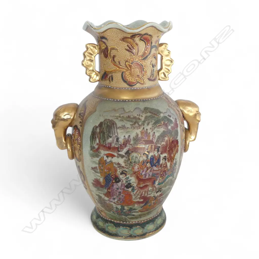 MODERN SATSUMA VASE H.370mm Image 1++