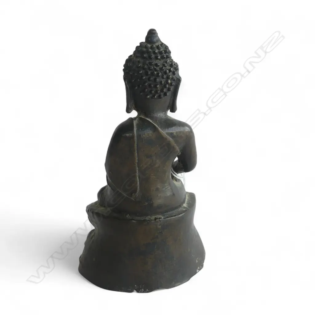 ANTQUE TIEBETAN BRONZE BUDDHA H170MM Image 1++