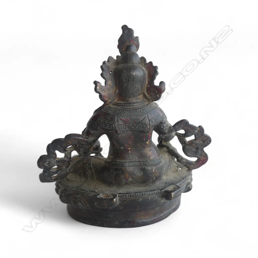 ORIENTAL BRONZE FIGURE H.145mm Image 1++