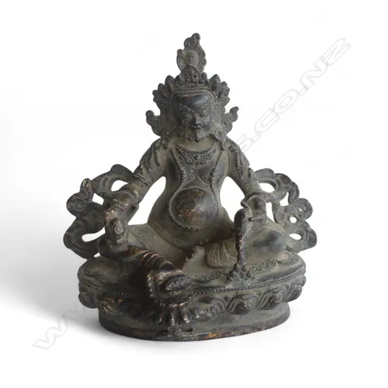 ORIENTAL BRONZE FIGURE H.145mm