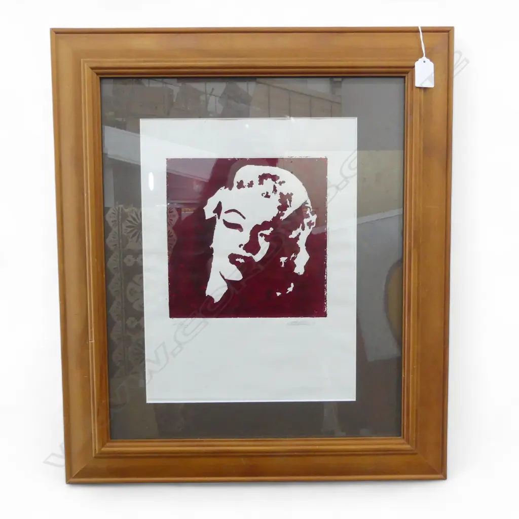 FRAMED PRINT OF MARILYN MONROE?, Ed. 3/20, 350x260mm Image 1++
