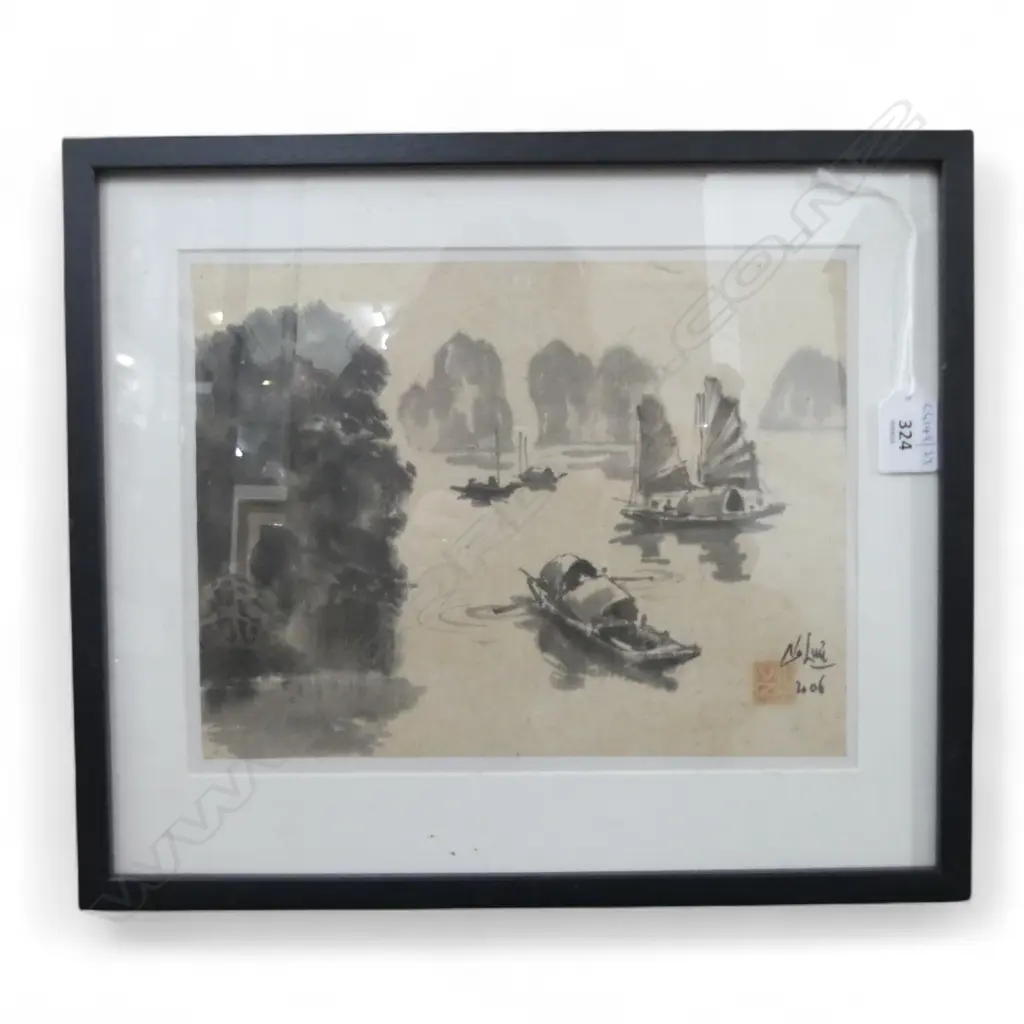 ORIENTAL W/C SAN PANS SIGNED H210 L270MM Image 1++