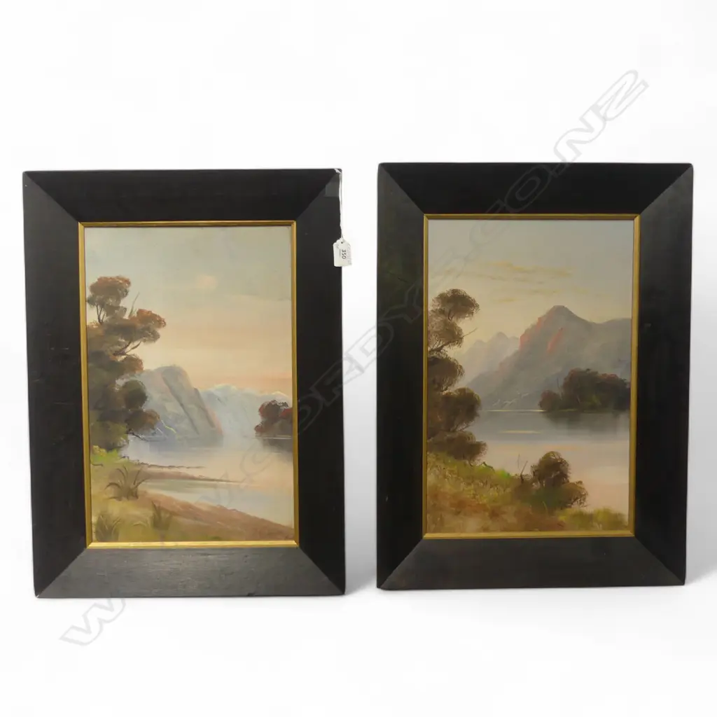 PR COLONIAL LANDSCAPES, ACRYLIC ON BOARD, SIGNED 430x280mm Image 1++