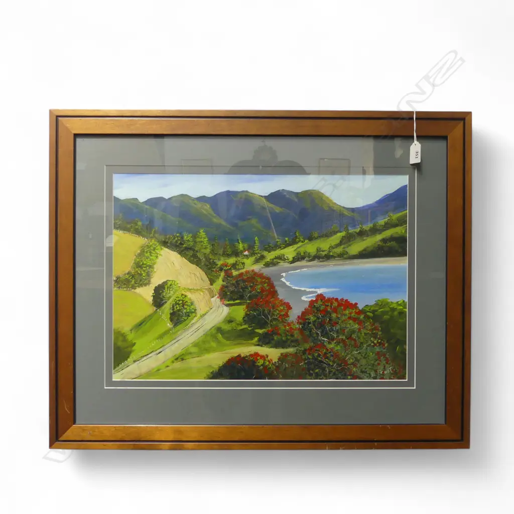 IAN FROST 'SUMMER COROMANDEL, NZ', OIL on BOARD, 350 x 500mm Image 1++