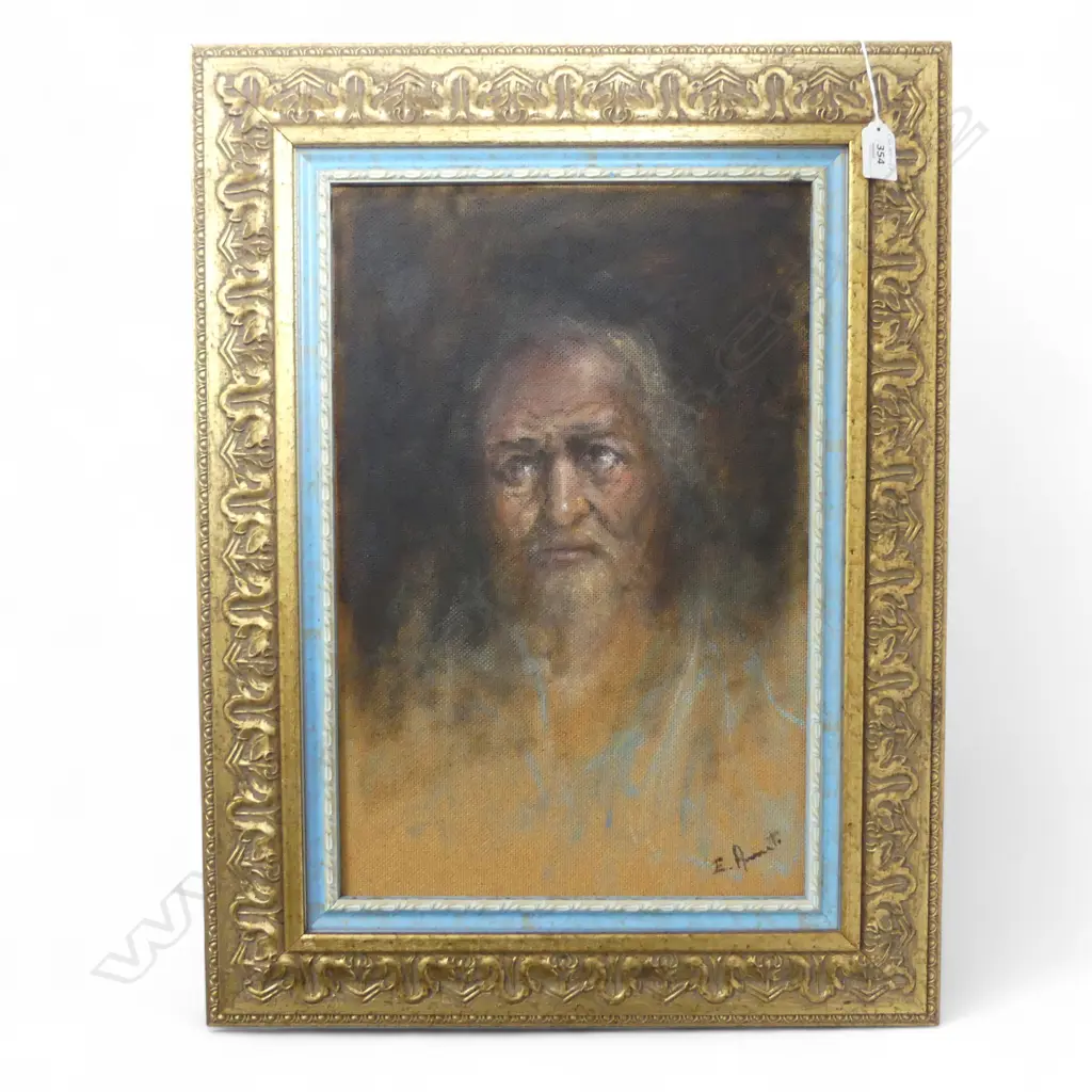 EDUARDO AMATO 'VECCHIO' 1996 OIL ON BOARD SIGNED DATED AND TITLED VERSO 445 X 290 MM Image 1++