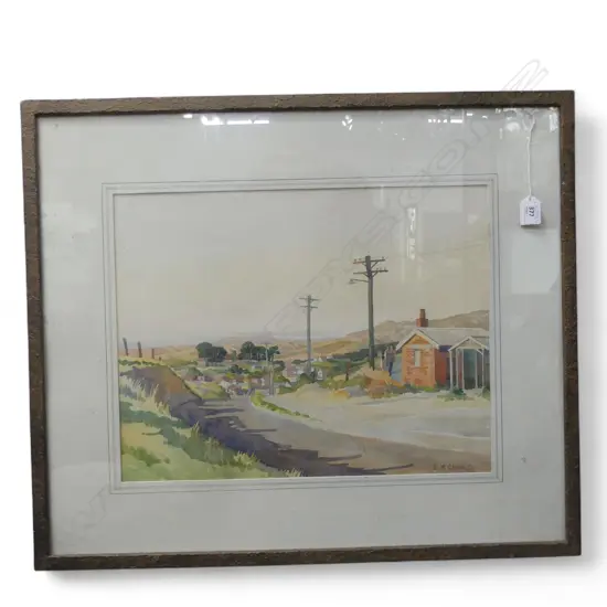 LOUISE B. CASBOLT, LANDSCAPE WC '39 360x465mm