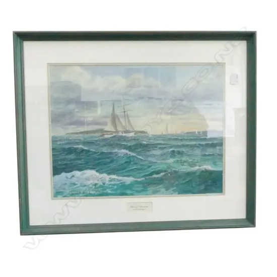 GAINOR W JACKSON 'SPIRIT of ADVENTURE', ACRYLIC on BOARD, 440 x 550mm