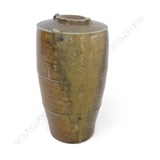 DUNCAN SHEARER ALBARELLI STUDIO POTTERY JAR  wood fired H.175mm