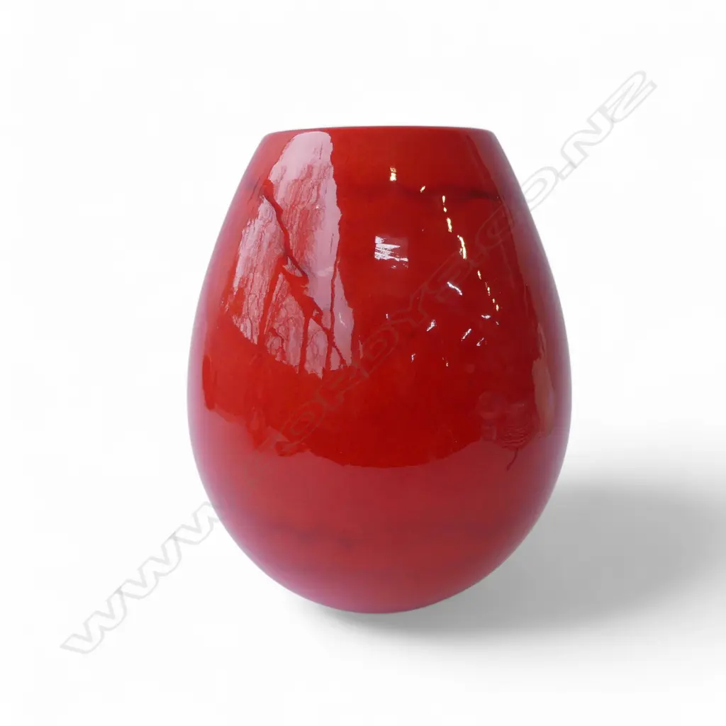 PETER COLLIS RED VASE H.270mm Image 1++