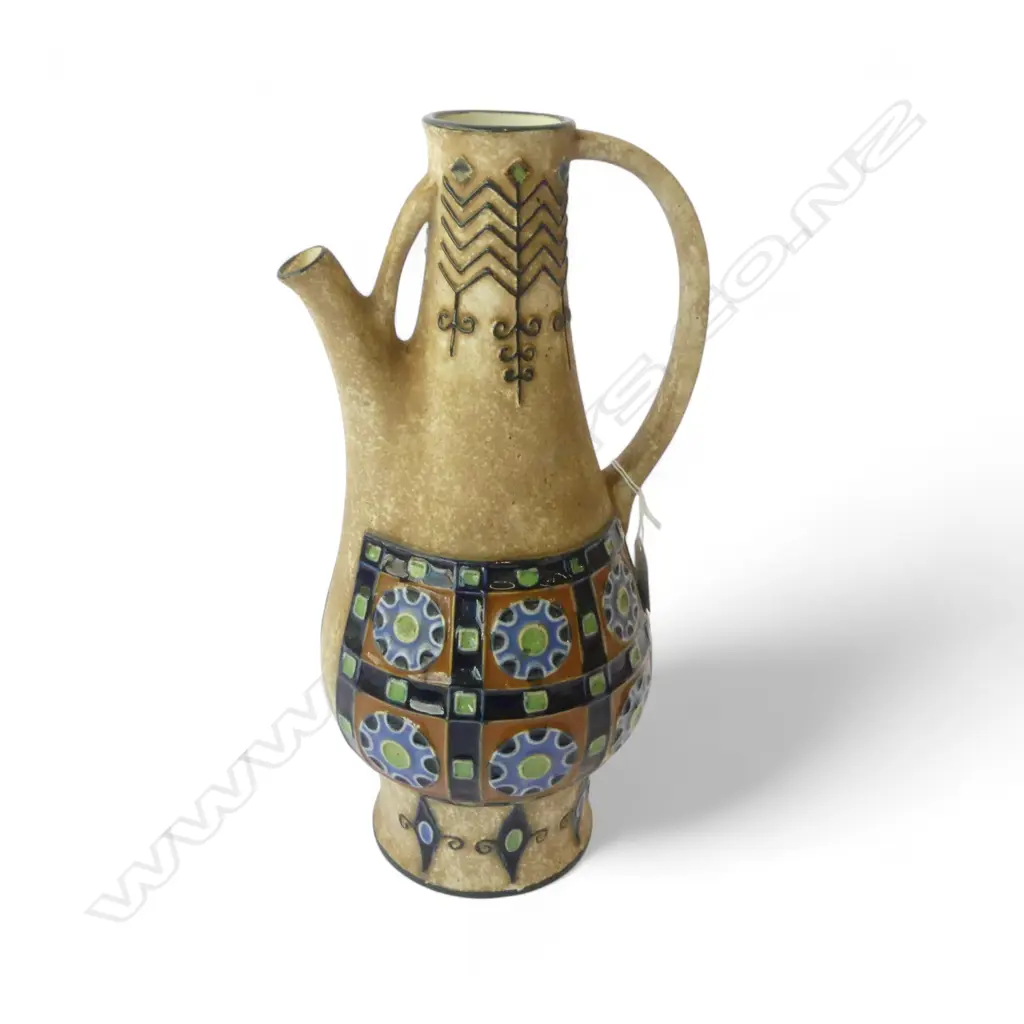 TALL AMPHORA JUG MADE IN CZECHO-SLOVAKIA H.365mm Image 1++