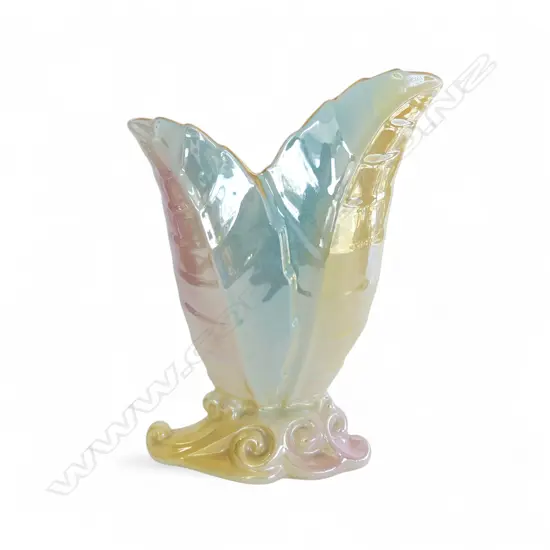 C/LYNN TITIAN MULTI COLOURED LEAF VASE H260MM