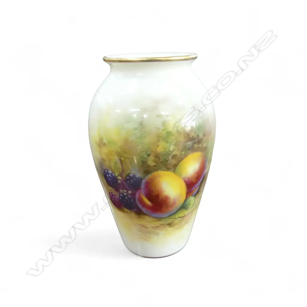 ROYAL WORCESTER VASE by EDWARD TOWNSEND H.110mm Image 1++