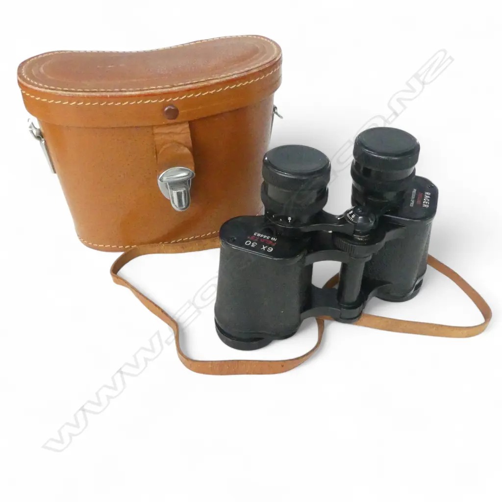 CASED PR RACER DELUXE 6x30 BINOCULARS Image 1++