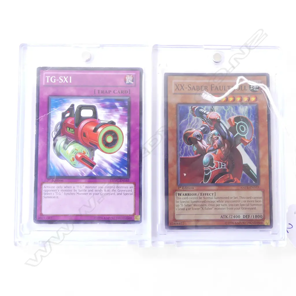 2 YU-GI-OH TRADING CARDS: XX SABER FAULTROLL, TG-SX1 Image 1++