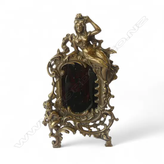 ART NOUVEAU STYLE METAL  MIRROR / PHOTO FRAME 335x200mm