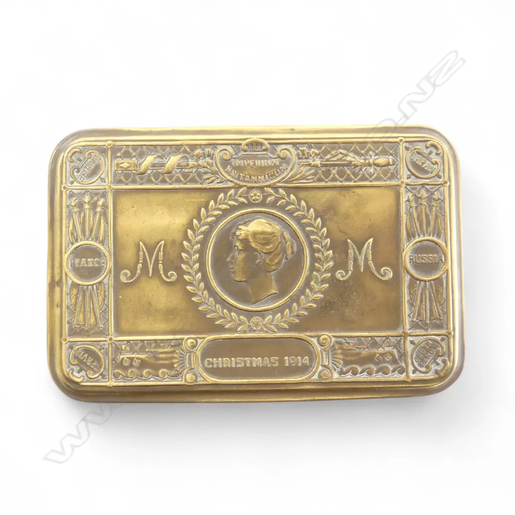 CHRISTMAS 1914 PRINCESS MARY BRASS WW1 TIN Image 1++