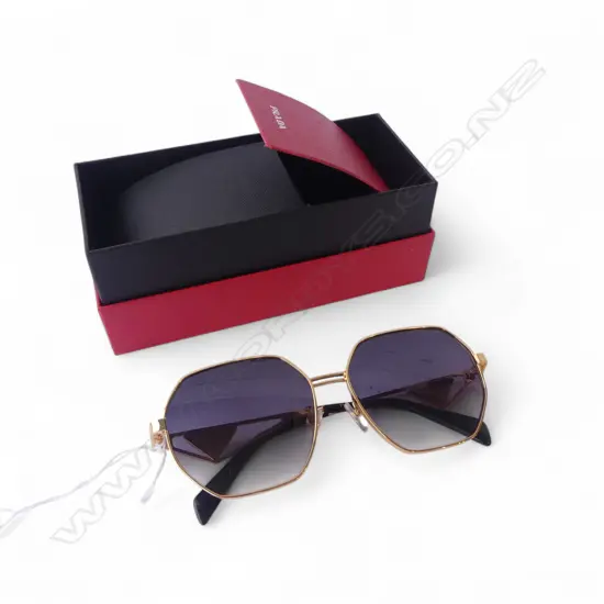 PRADA SUNGLASSES, CASED