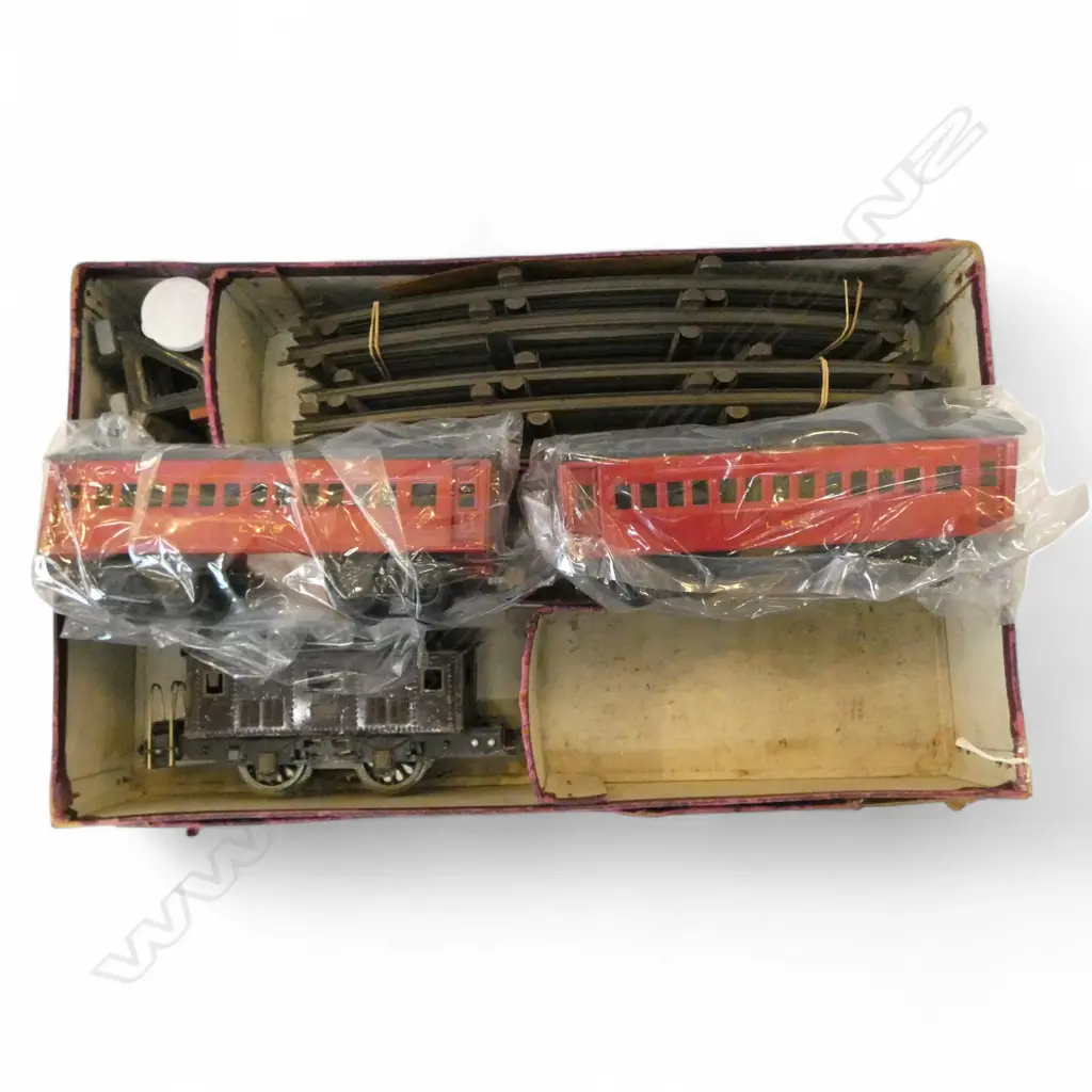 VINTAGE BOXED BRYANT ELECTRIC TRAIN SET L490 TENDER MISSING Image 1++