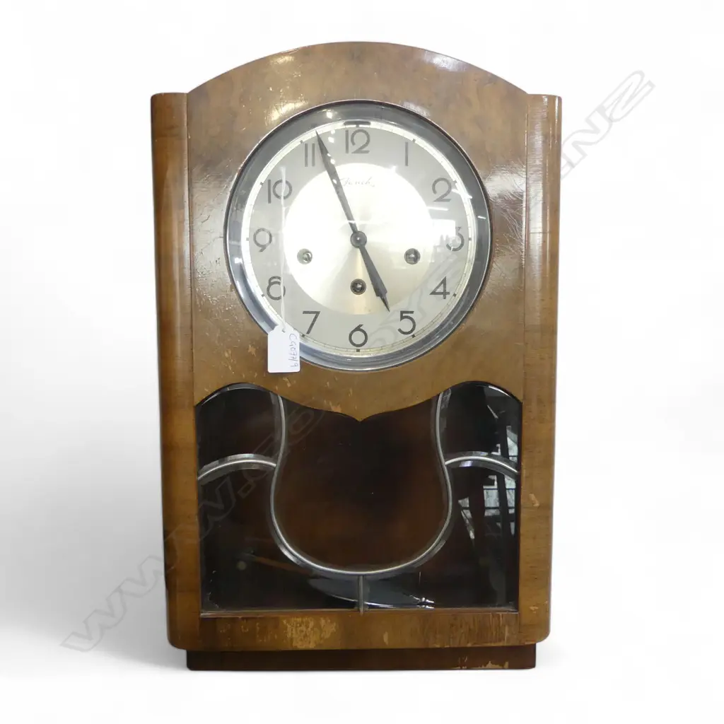 VINTAGE GERMAN WALL CLOCK H.490mm Image 1++