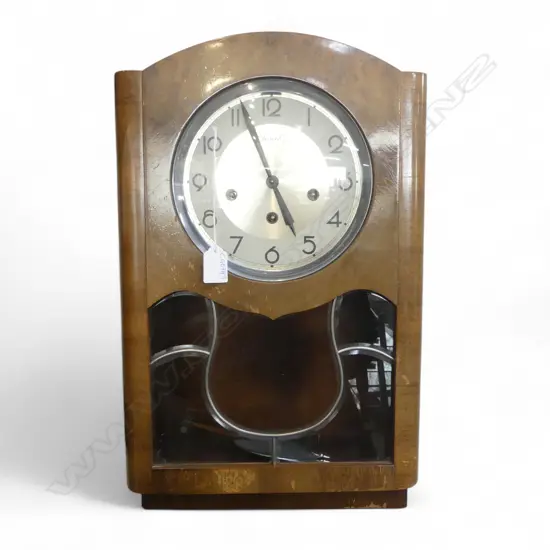 VINTAGE GERMAN WALL CLOCK H.490mm