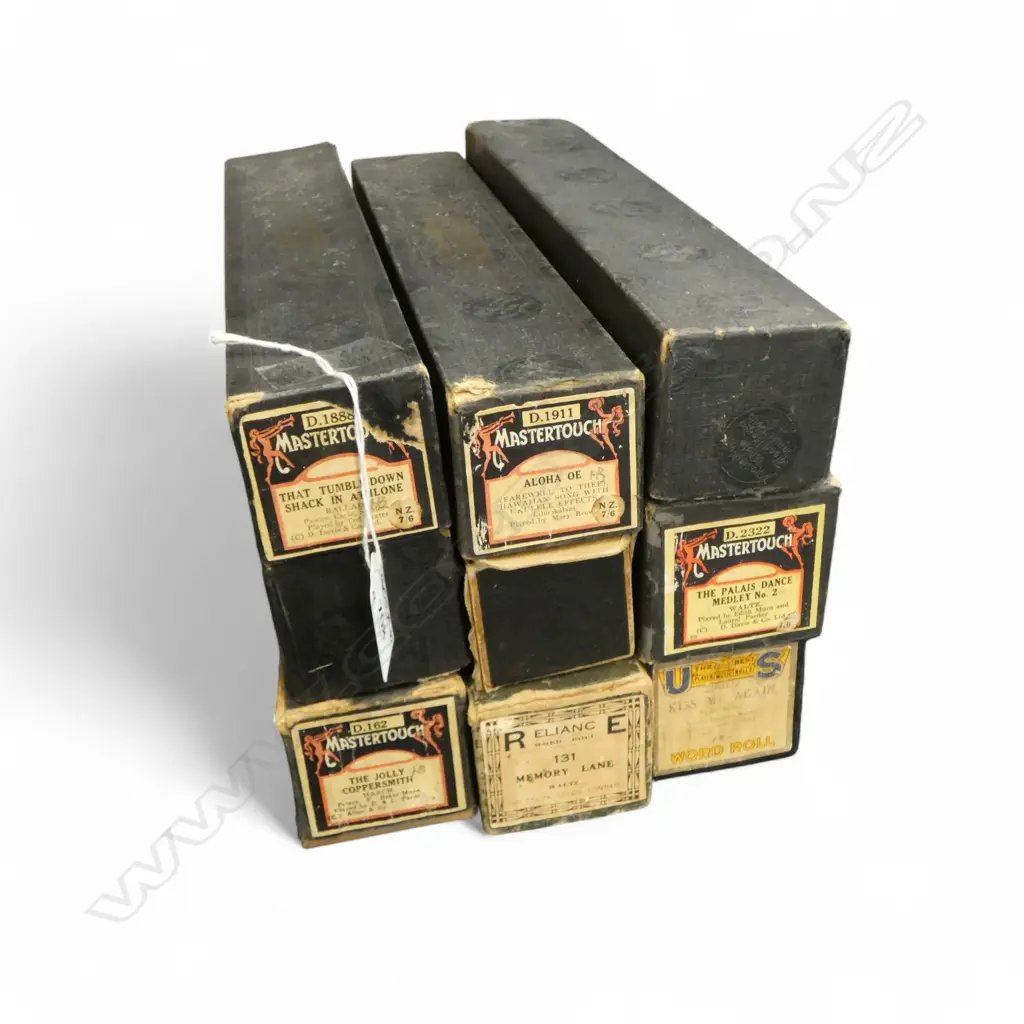 9 'MASTERTOUCH' PIANO ROLLS  Image 1++
