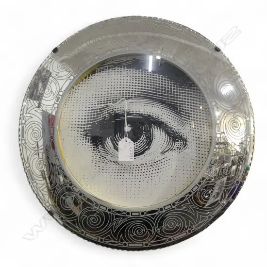 MIRROR w. FORNASETTI EYE PRINT (unofficial) 390mm dia