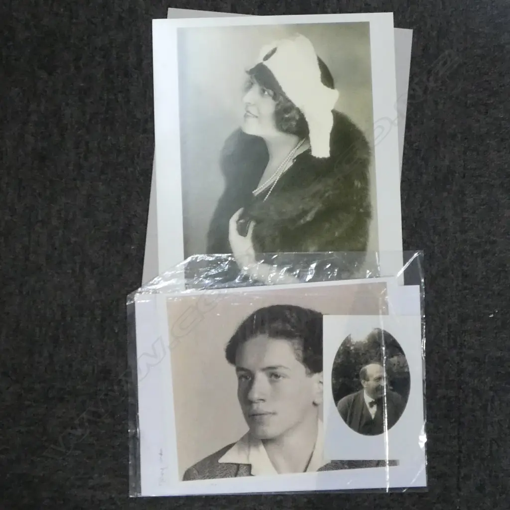 3 MUSICIAN PHOTO PORTRAITS; FRANCIS ALDA (1879-1952) 300x205mm, GEORG TINTNER VIENNA C.1934, CHARLES (KAROLY) MOOR Image 1++