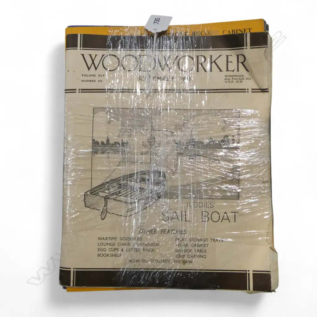 VINTAGE WOODWORKER MAGAZINES, 1940s ETC Image 1++