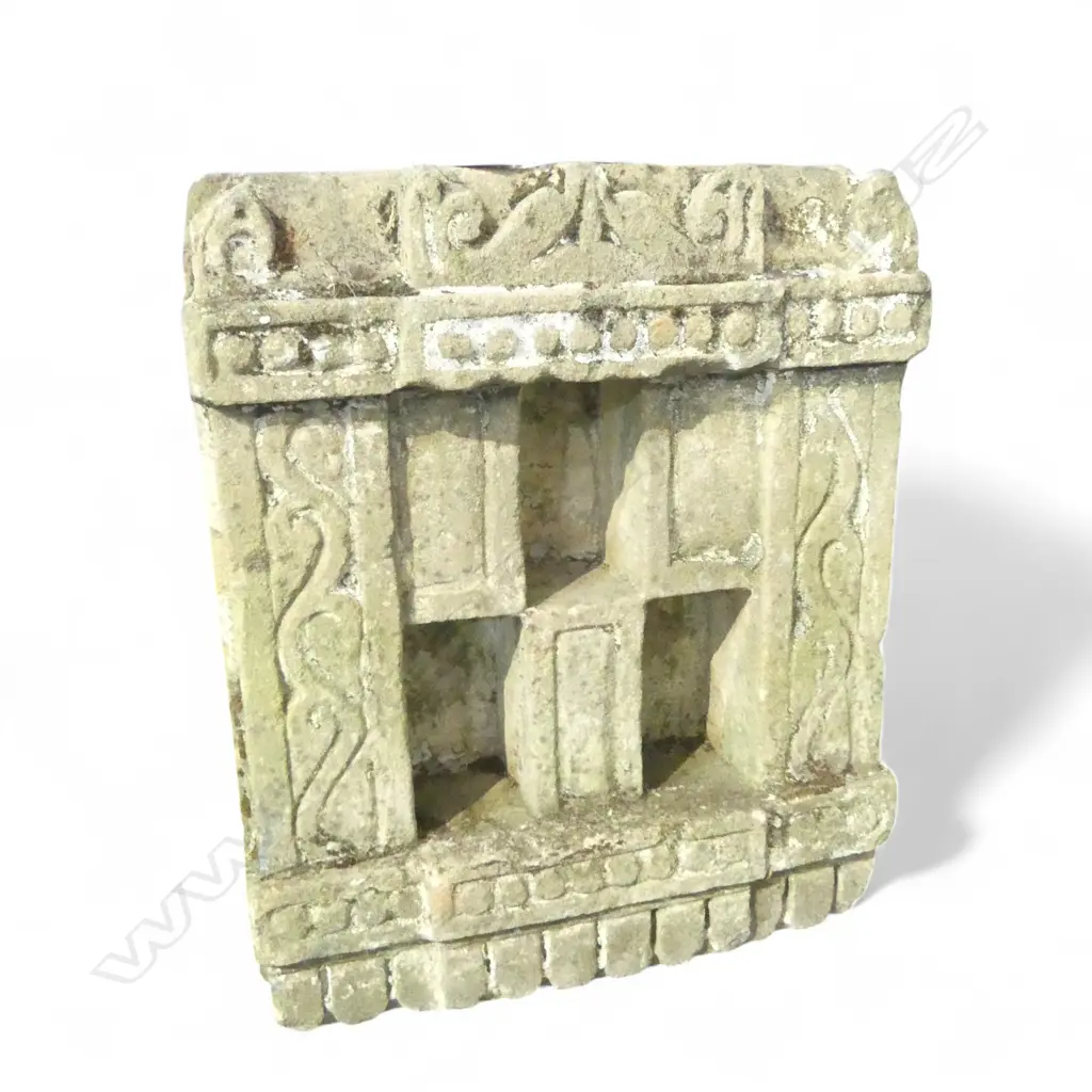 CARVED STONE TEMPLE H.330mm Image 1++