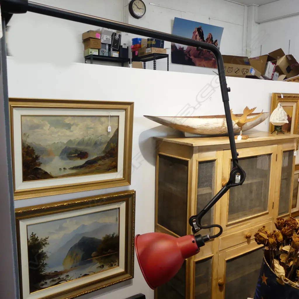 DCW 'LAMPE GRAS' BENCH MOUNT LAMP BY BERNARD-ALBIN GRAS; Design no.226 Image 1++