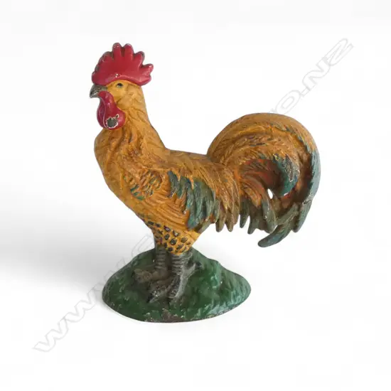CAST IRON ROOSTER DOOR STOP H.200mm