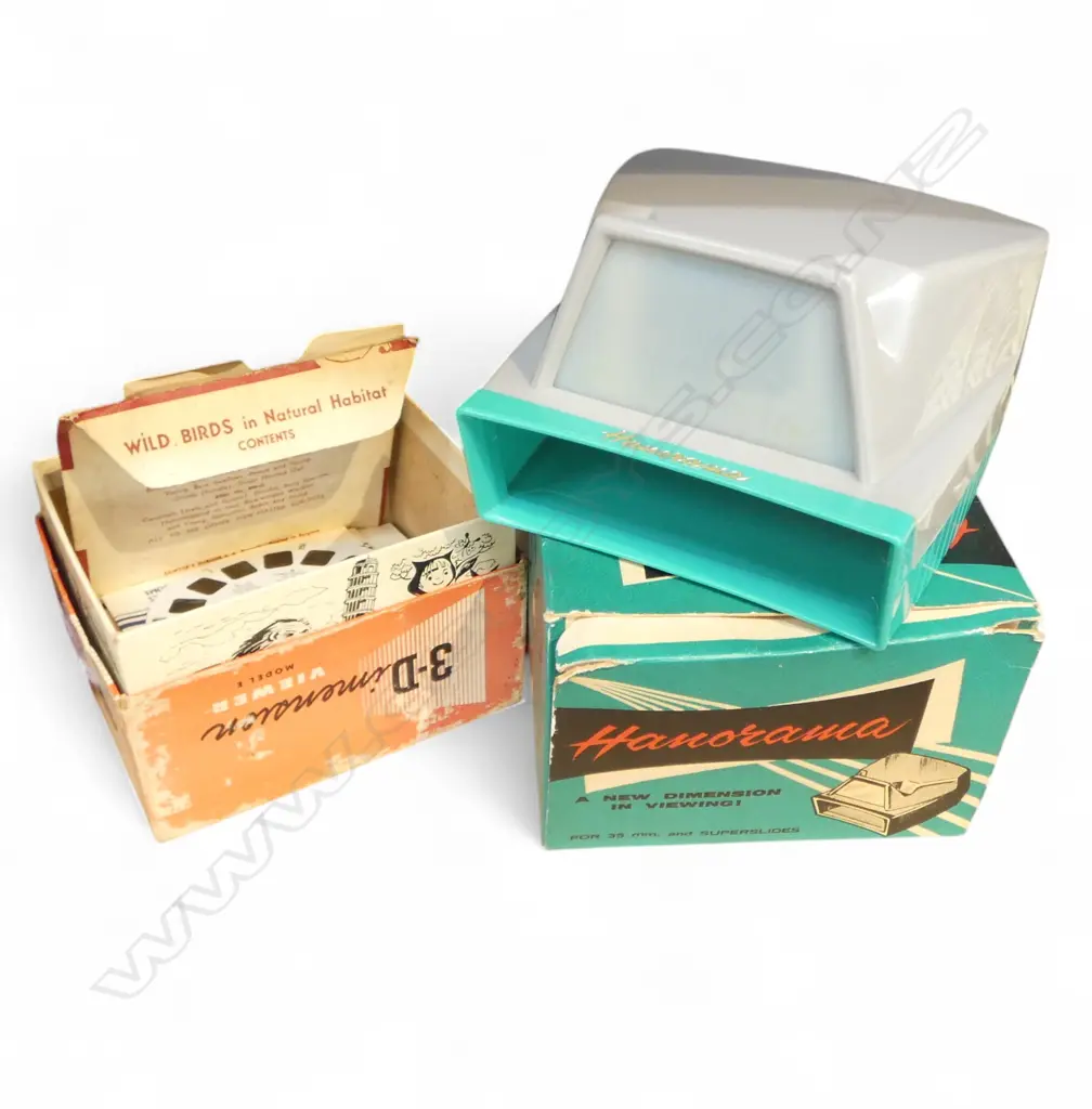 VINTAGE BOXED HANIMEX + ASST. VIEWMASTER REELS Image 1++
