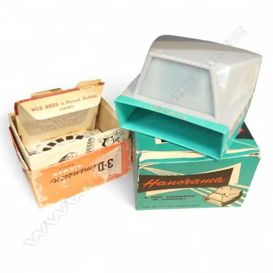 VINTAGE BOXED HANIMEX + ASST. VIEWMASTER REELS