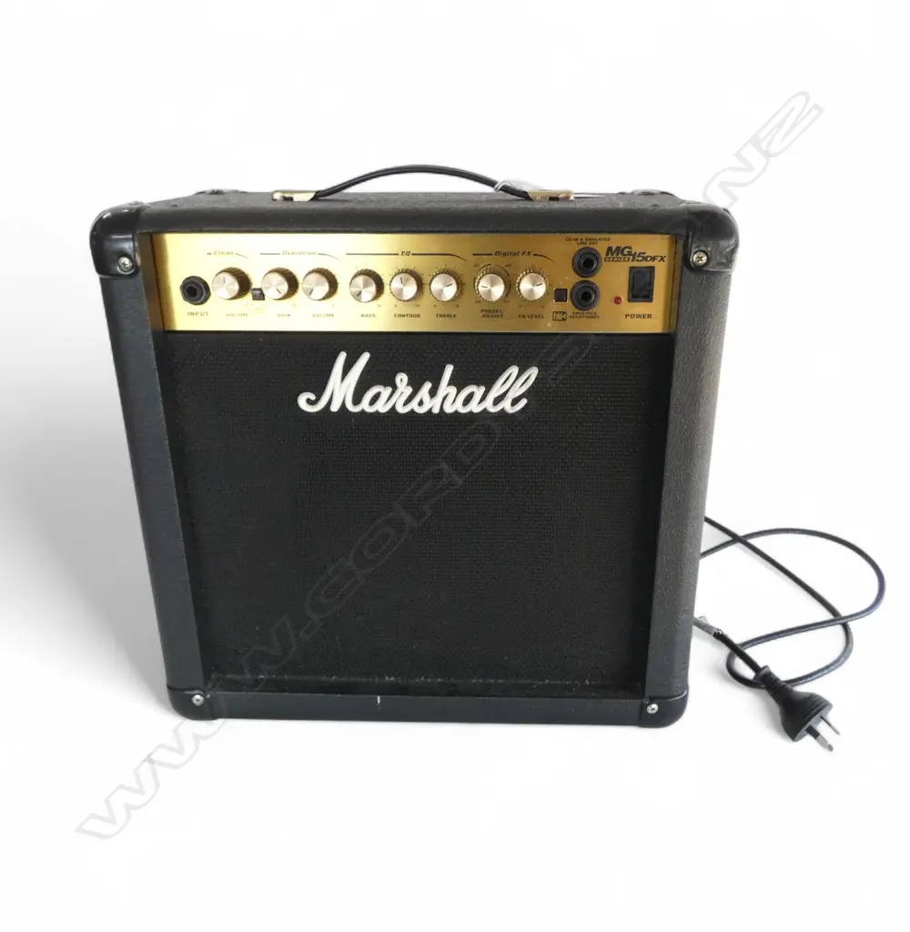 MARSHAL MG15DFX AMP w. POWER CORD Image 1++