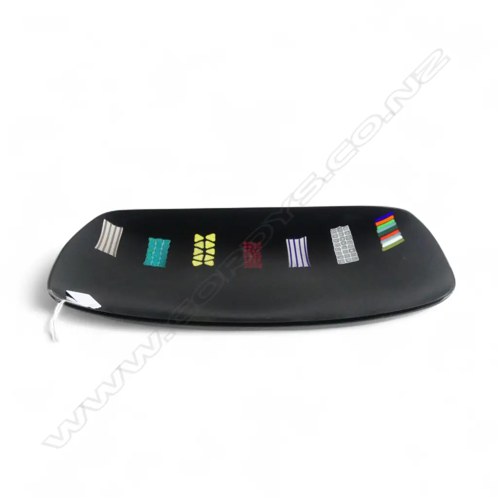 BLACK MURANO GLASS BOWL 245x390mm Image 1++