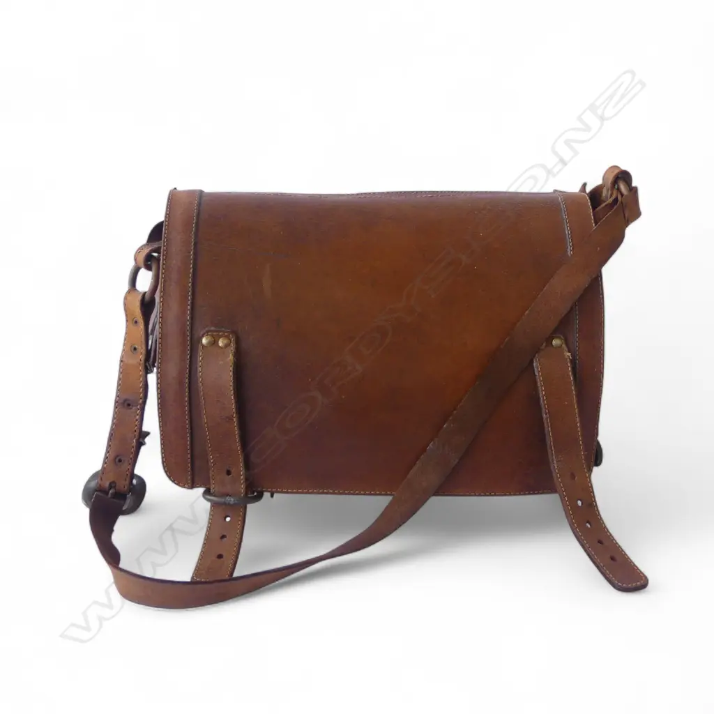 LEATHER SATCHEL W.350mm Image 1++