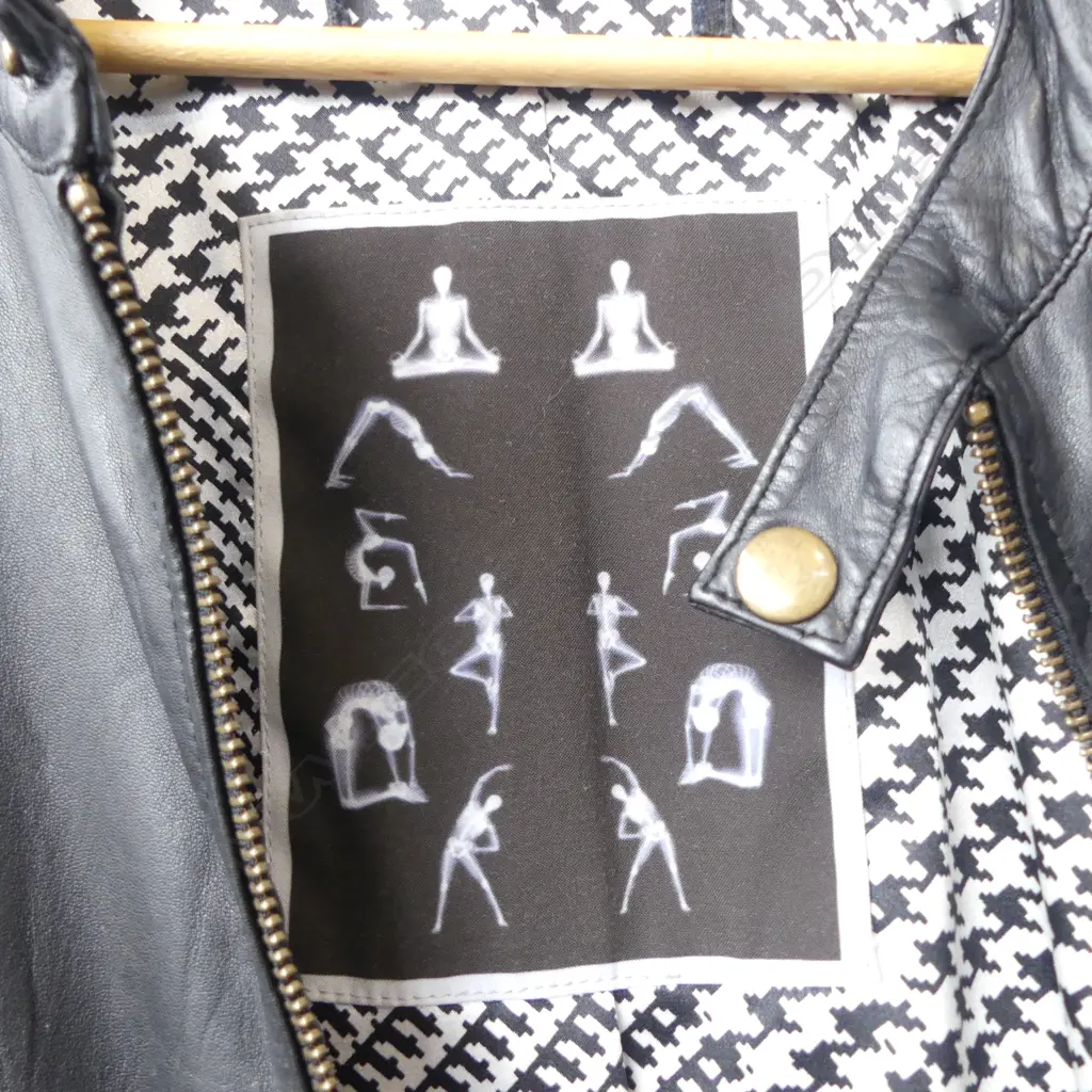 TRELISE COOPER 2014 BLACK LEATHER JACKET SZ 12 Image 1++