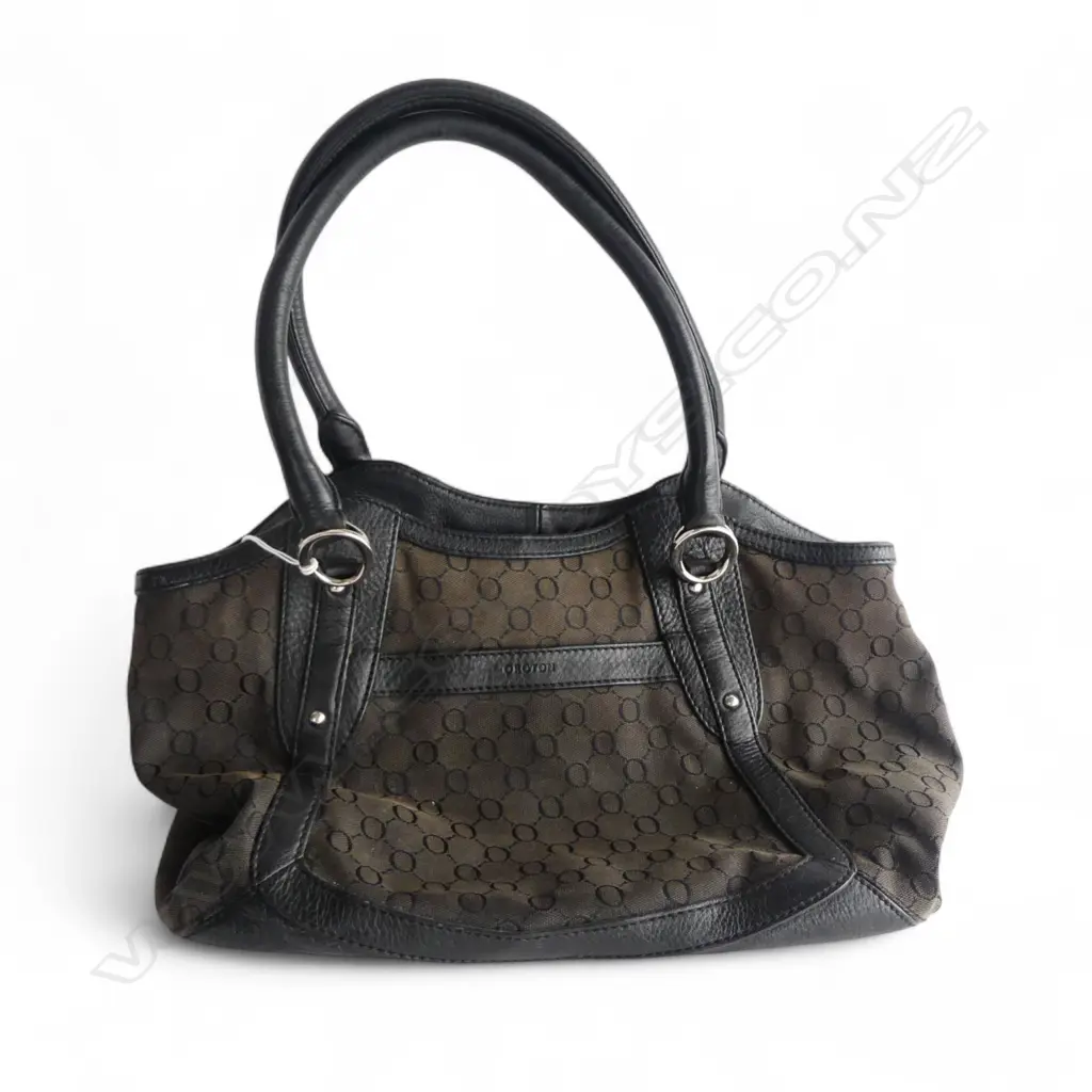 OROTON CANVAS AND LEATHER BAG Image 1++