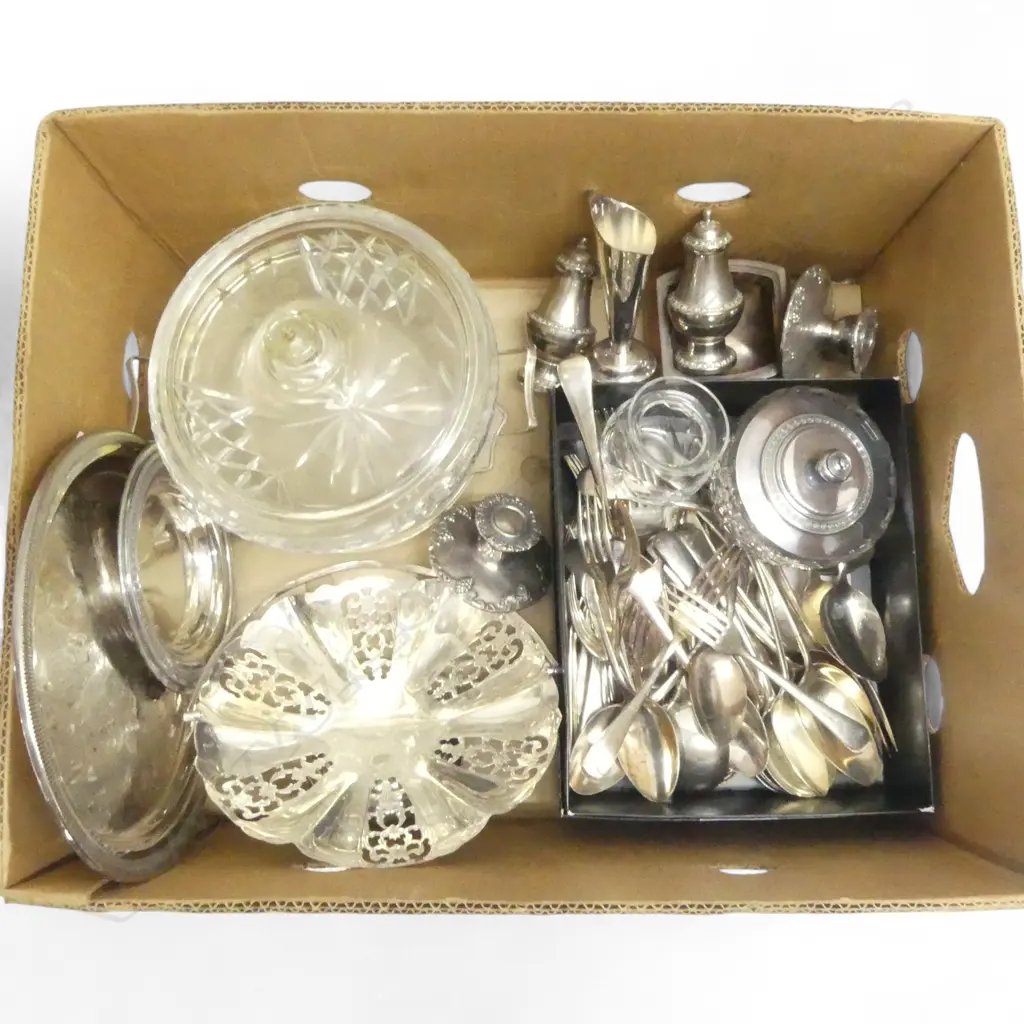 ASST. CUTLERY, E/P & GLASS Image 1++