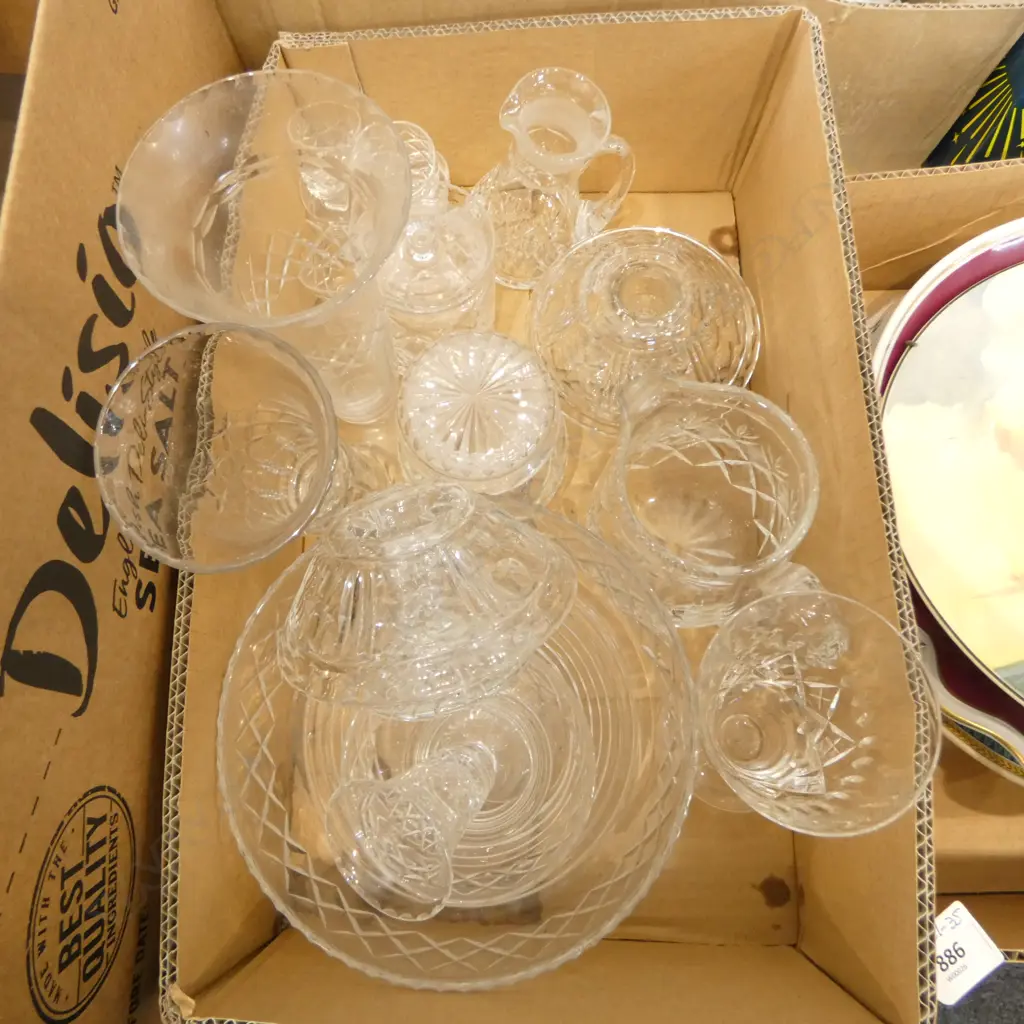 ASST. CUT CRYSTAL; TUDOR, WENN & CORBETT, STUART etc Image 1++