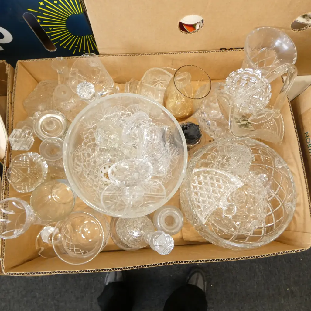 ASST. CUT CRYSTAL & GLASS Incl. TUDOR etc Image 1++