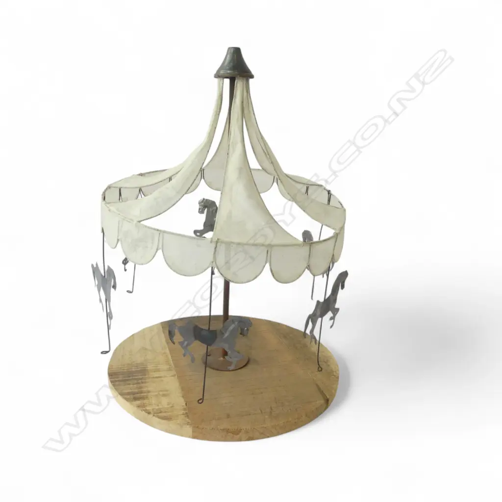 VINTAGE TOY CAROUSEL H.540mm Image 1++