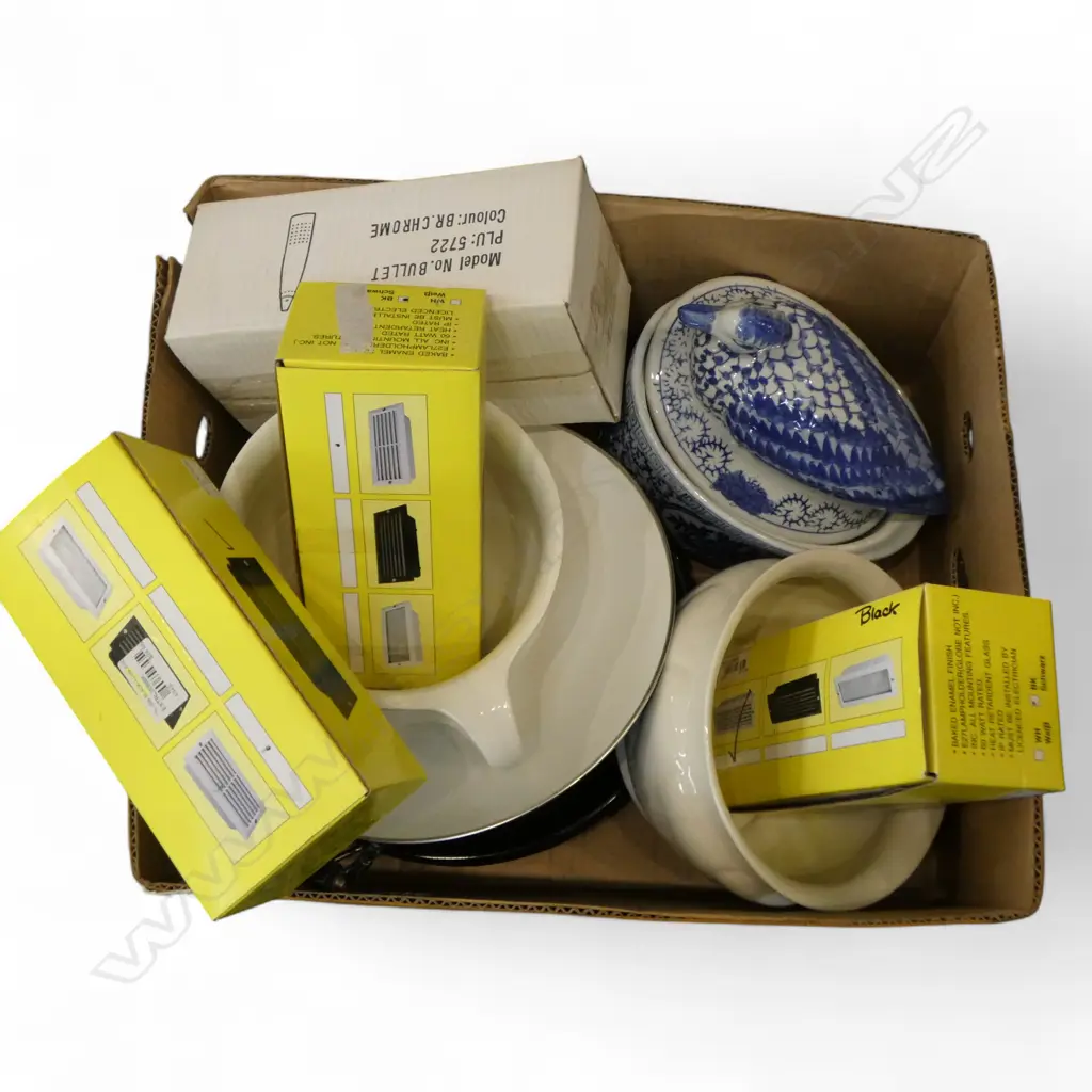 WOK 315mm dia, 2 POTTIES, 4 OUTDOOR LIGHTS Image 1++