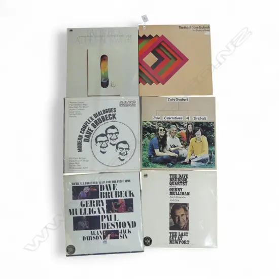 ASST. DAVE BRUBECK JAZZ LPs Provenance: Ex Collection Wellington Choy