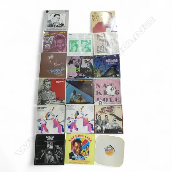 ASST. JAZZ LPs; NAT KING COLE, GEORGE SHEARING, STAN KENTON, etc Provenance: Ex Collection Wellington Choy