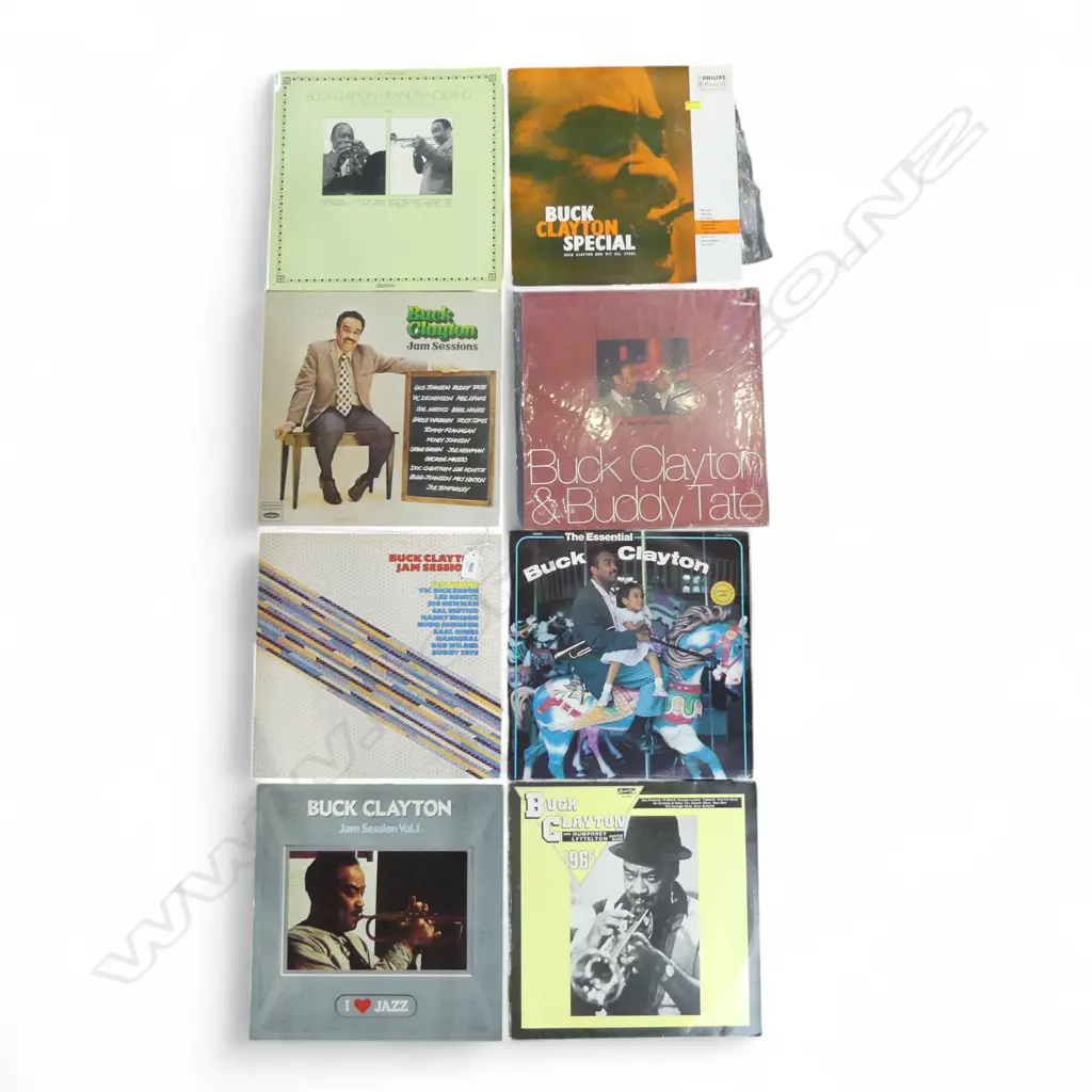 ASST. JAZZ LPs; BUCK CLAYTON & BUDDY TATE etc Provenance: Ex Collection Wellington Choy Image 1++