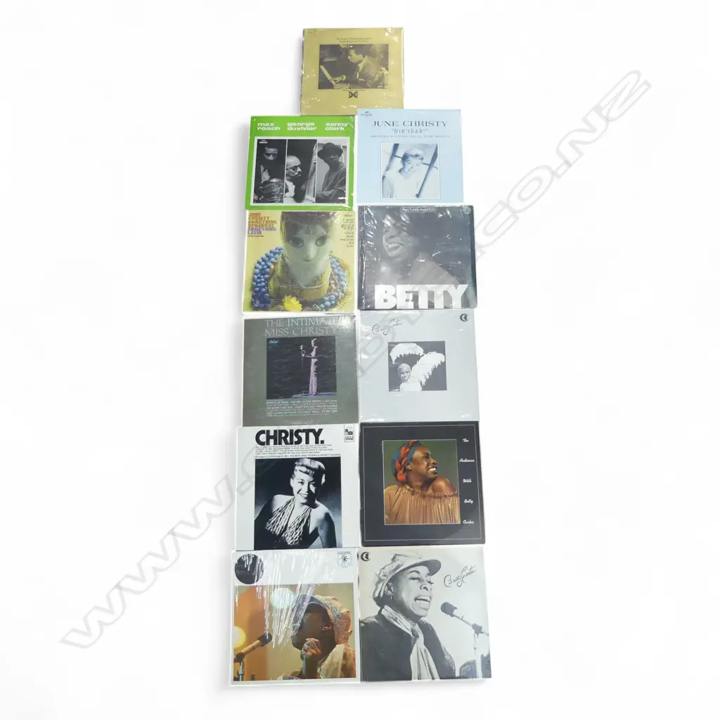 ASST. JAZZ LPs; JUNE CHRISTY, BETTY CARTER, etc Provenance: Ex Collection Wellington Choy Image 1++