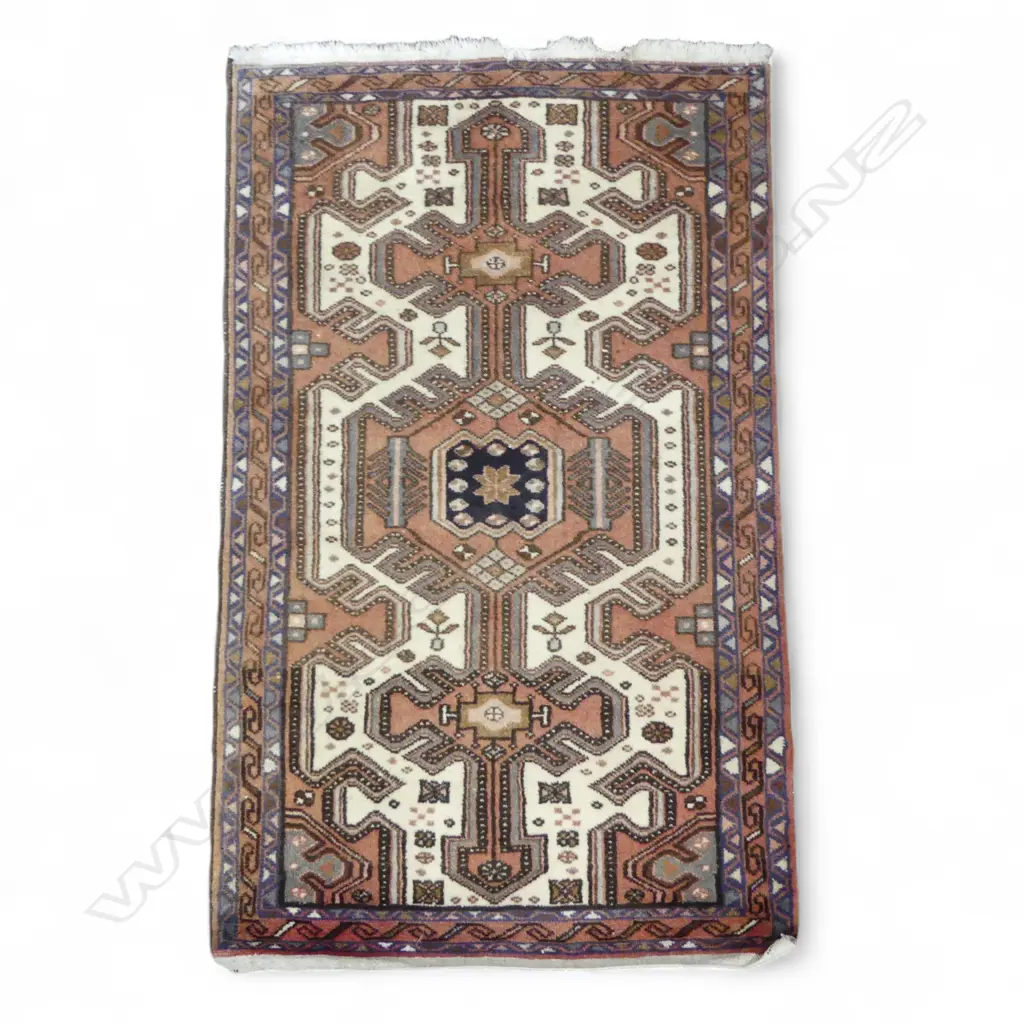 HAND KNOTTED WOOL PILE RUG 1300x810mm Image 1++
