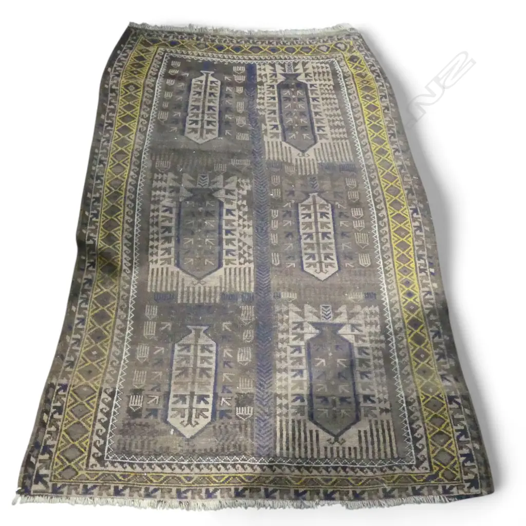 HAND KNOTTED ALL WOOL RUG 2150x1380mm Image 1++