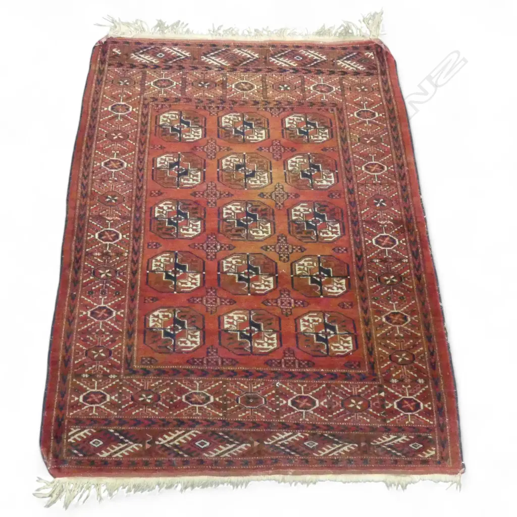 HAND KNOTTED ALL WOOL RUG 1300x980mm Image 1++